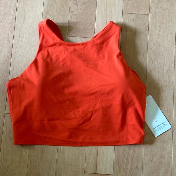 Athleta Conscious Crop D-DD+ bra flame orange - Picture 2 of 4